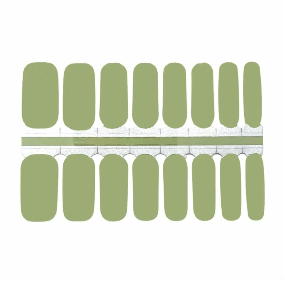 Nail Wraps- Olive Tree Green